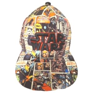 🌺STAR WARS ●Comic Book Strip graphic, Snapback, Baseball Hat Kids/boys, girls.